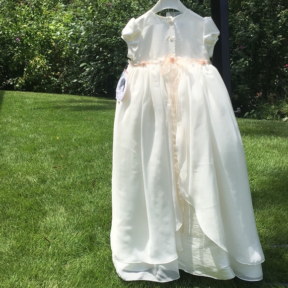 Baptismal/Christening Gown with Bonnet - Picture 2 of 5